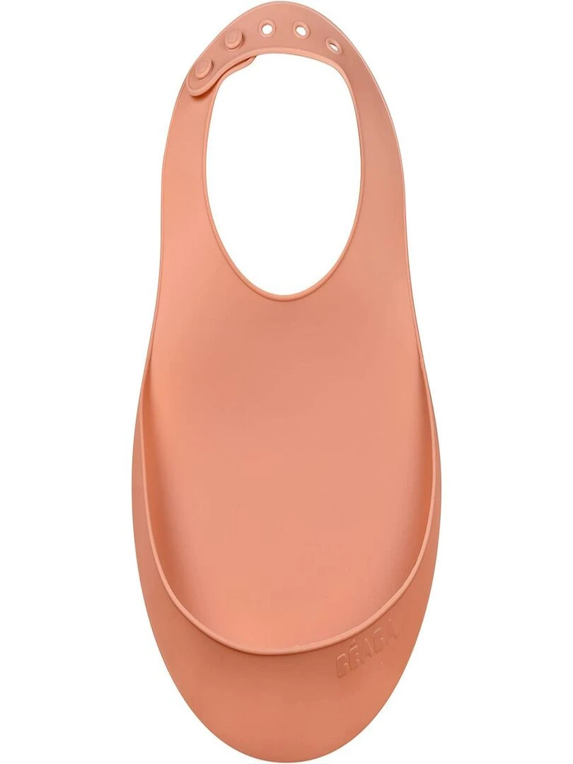 Bavoir silicone terracotta Orange