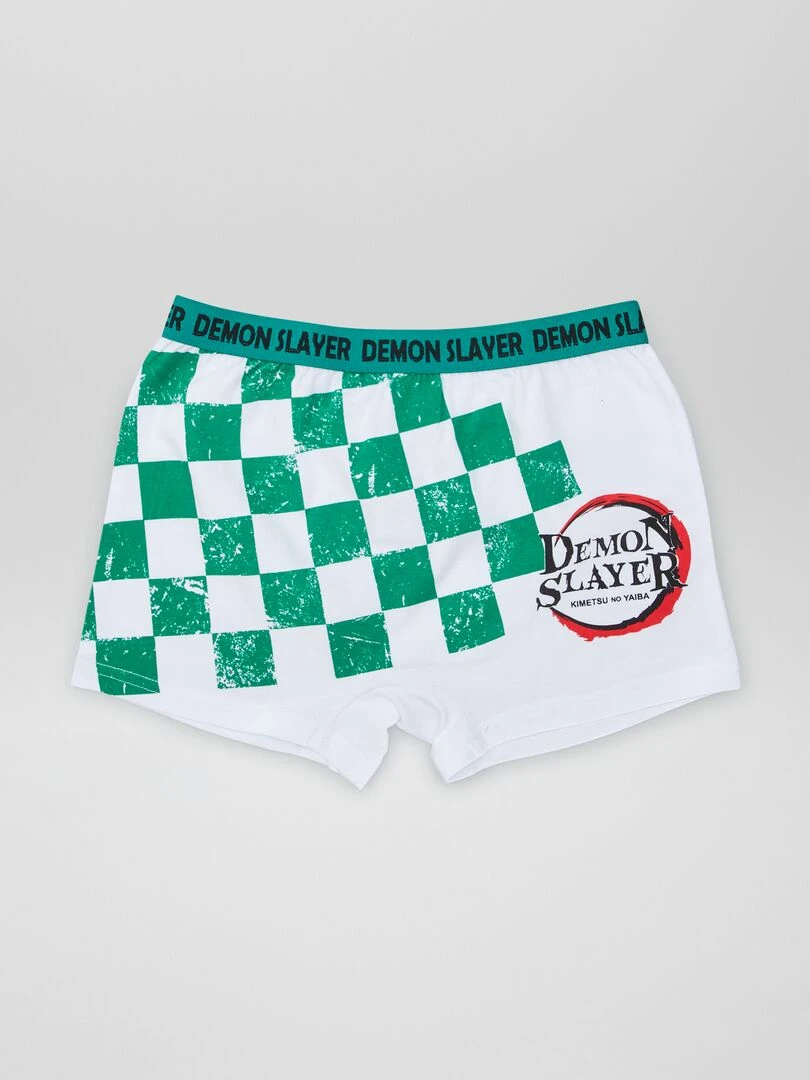 Lot de 2 boxers 'Demon Slayer'   Marine/vert