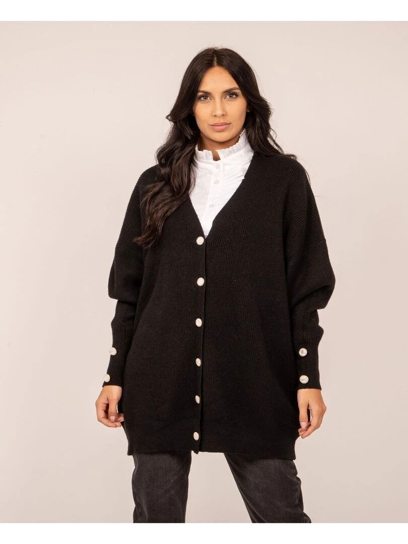 Gilet long KANEA Noir
