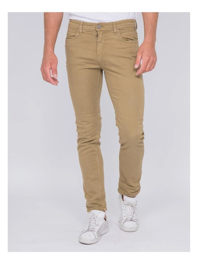 Pantalon 5 poches VAAS Beige