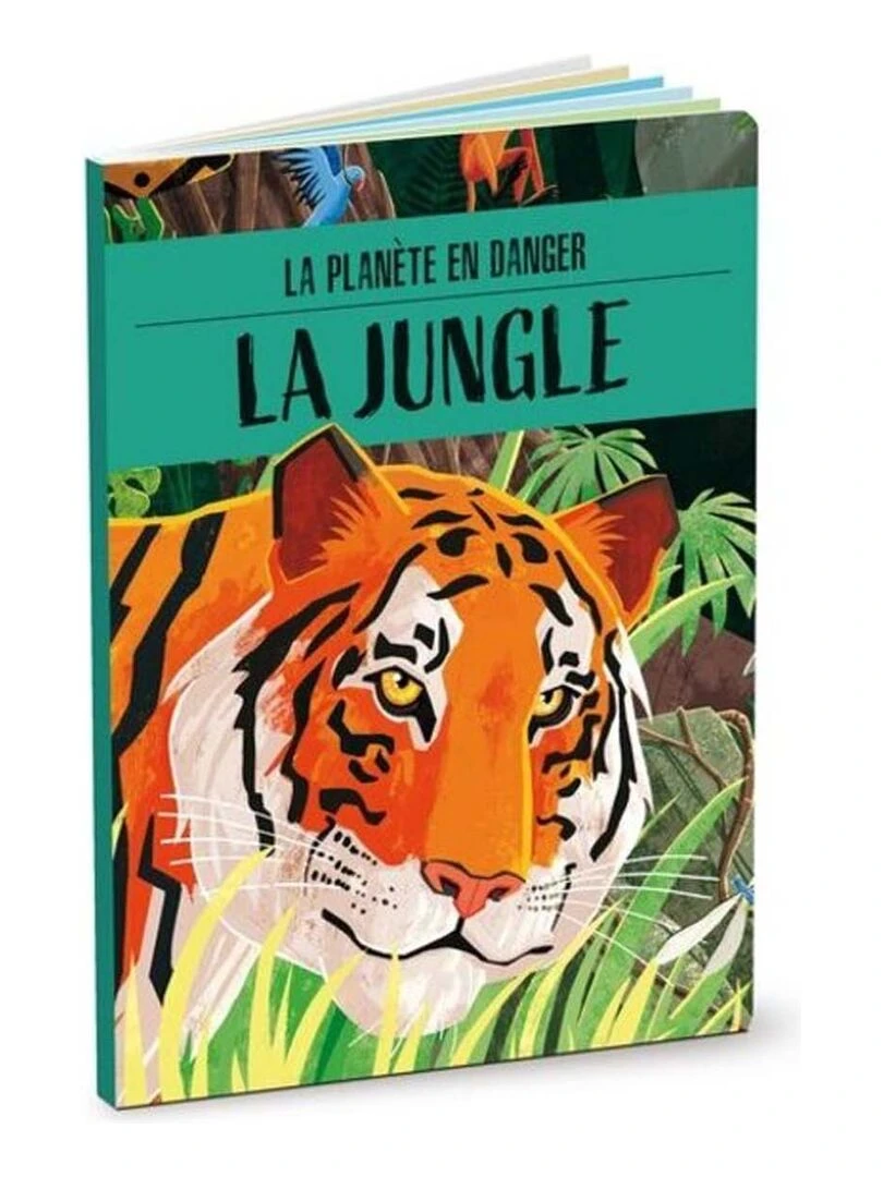 Puzzle & Livre La planète en danger  La jungle   N/A