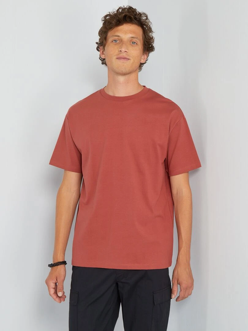 T shirt en jersey uni Tough Cotton™ Rouge