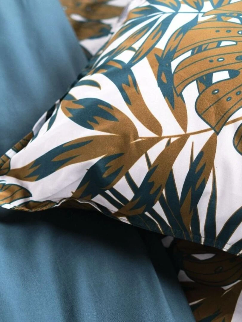 Housse de couette Sunshine 11.17 + taie(s) 100% coton 57 fils Marron