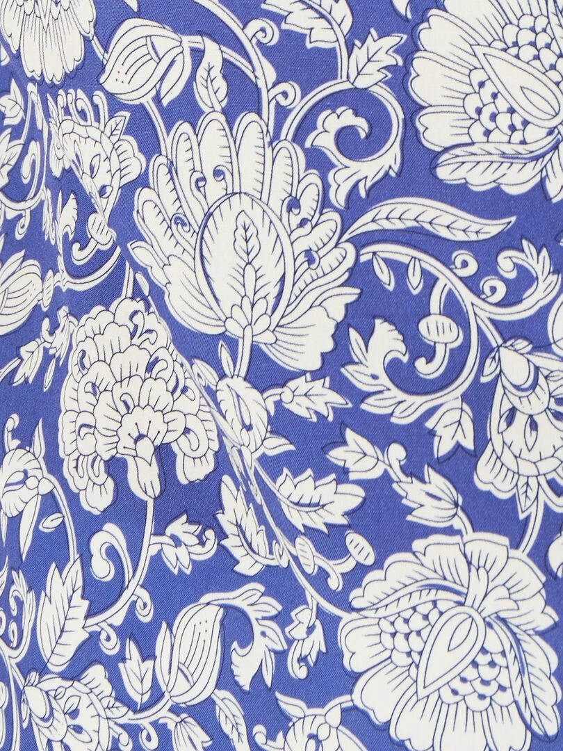 Chemisier fleuri Climatyl   Damart   Bleu