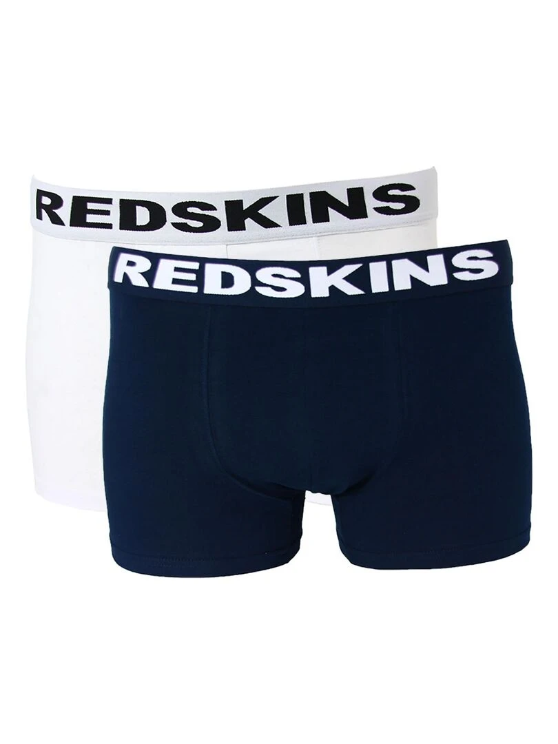 Boxer Redskins Pack De 2 Bx07 Bleu
