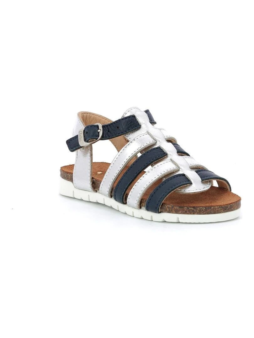 Sandales Cuir Banwa Argent