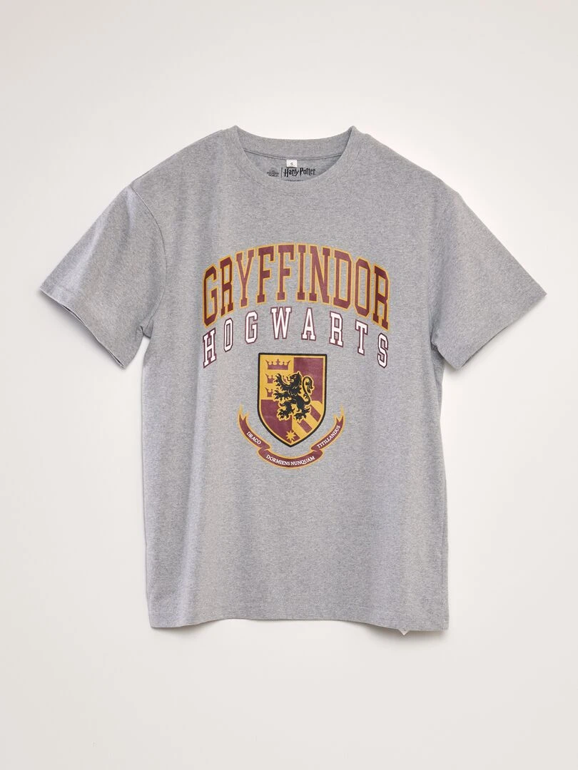 Ensemble pyjama 'Harry Potter'   2 pièces   Gris