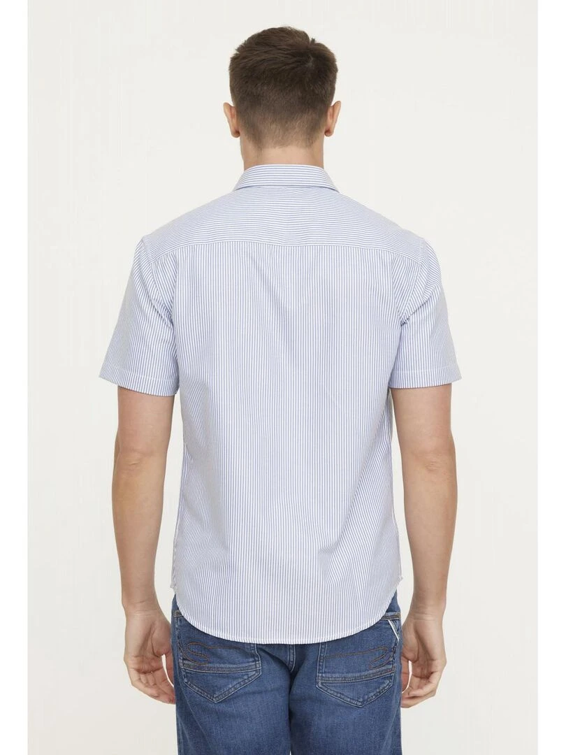 Lee Cooper   Chemise manches courtes coton regular DASTO   Bleu marine