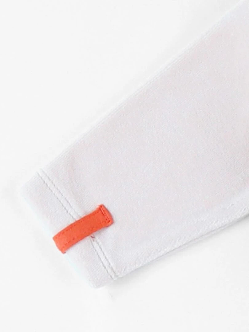 Pyjama 1 pièce rayé en velours  clair/vert forêt   Noukie's   Vert