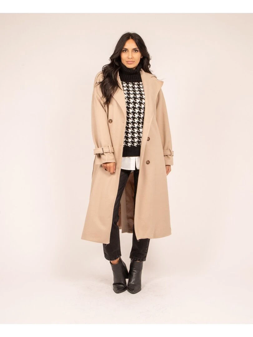 Manteau long UDOLY Beige