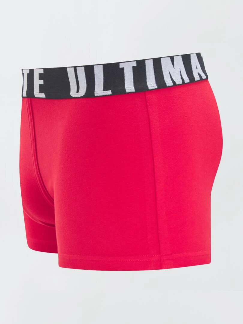 Lot de 3 boxers fantaisie   Rouge/bleu foncé