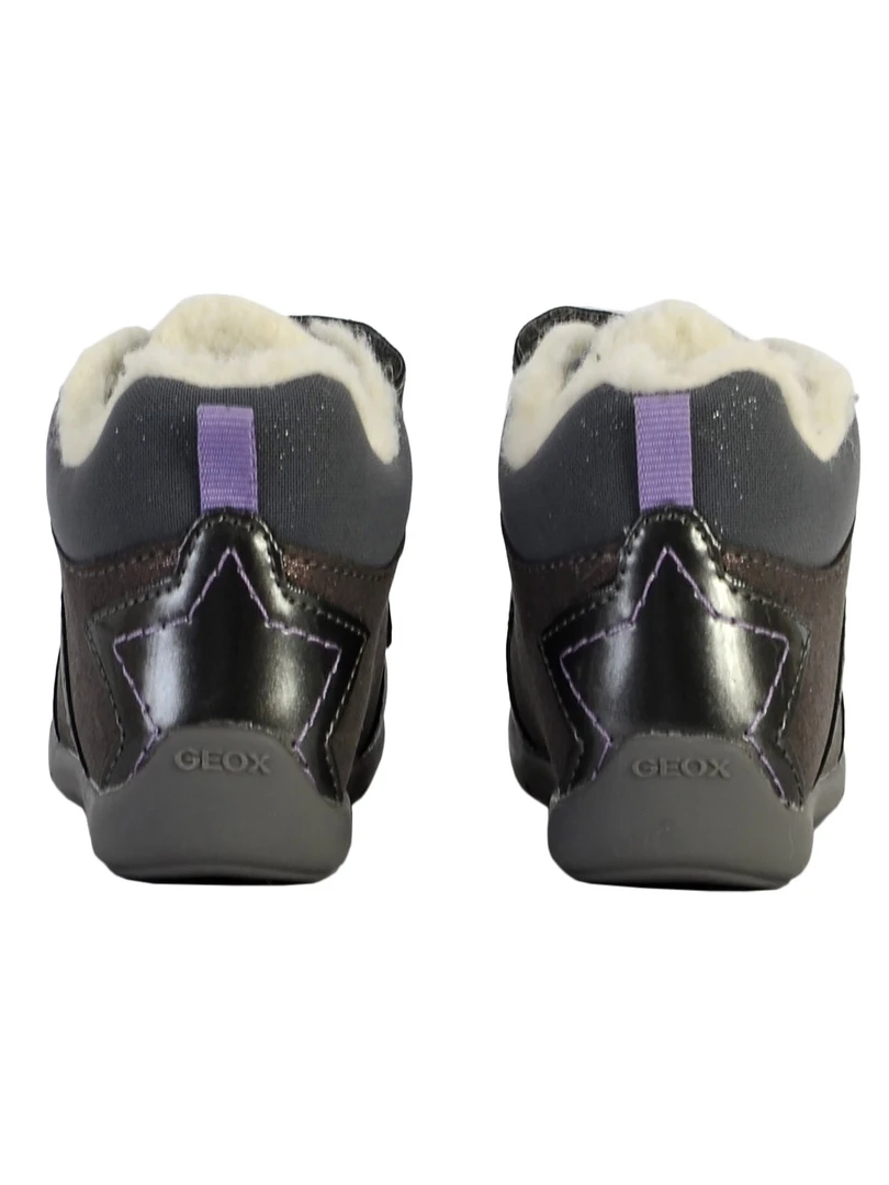 Basket Enfant Geox Elthan Fille   Gris