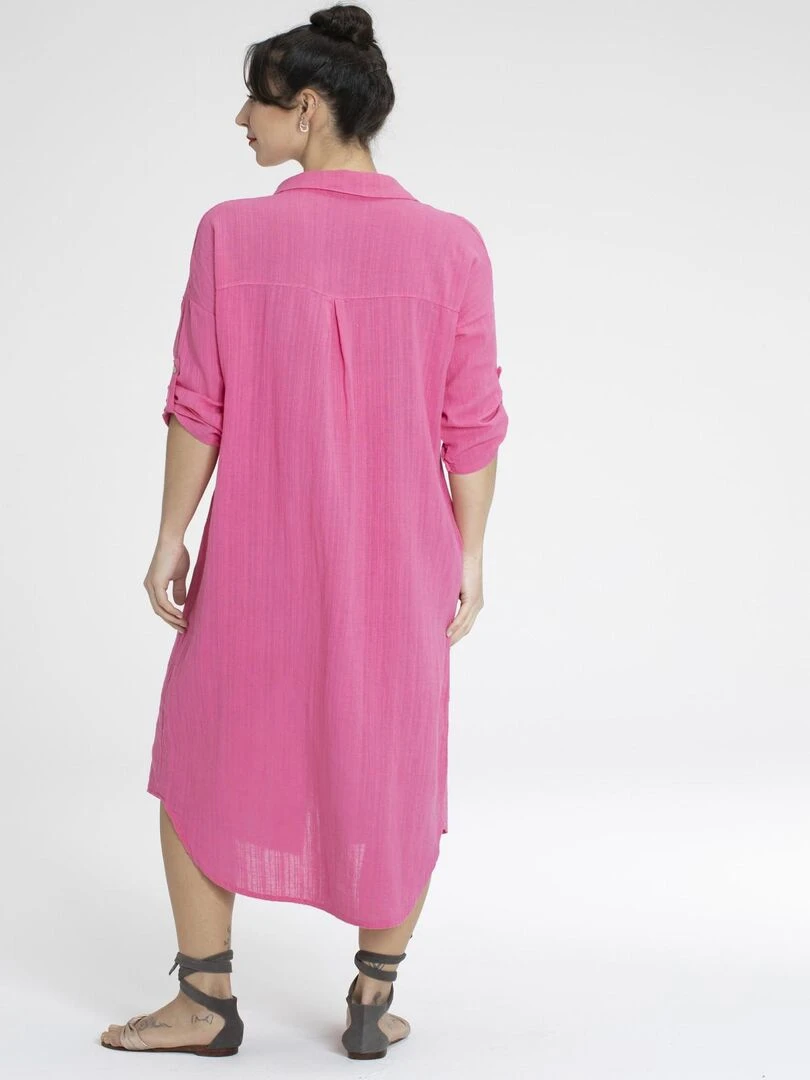 Robes chemise ROMANE   Gérard Pasquier   Rose