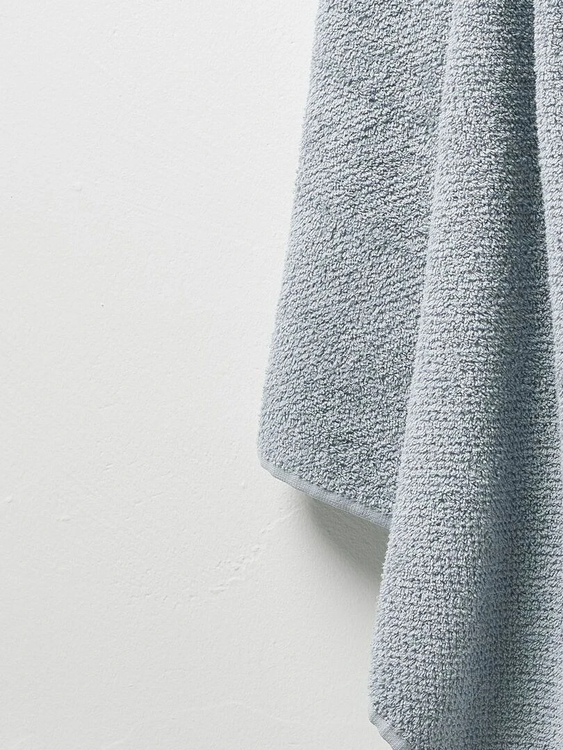 Maxi drap de bain uni 'BIO ORGANIC' 'TODAY'   Gris