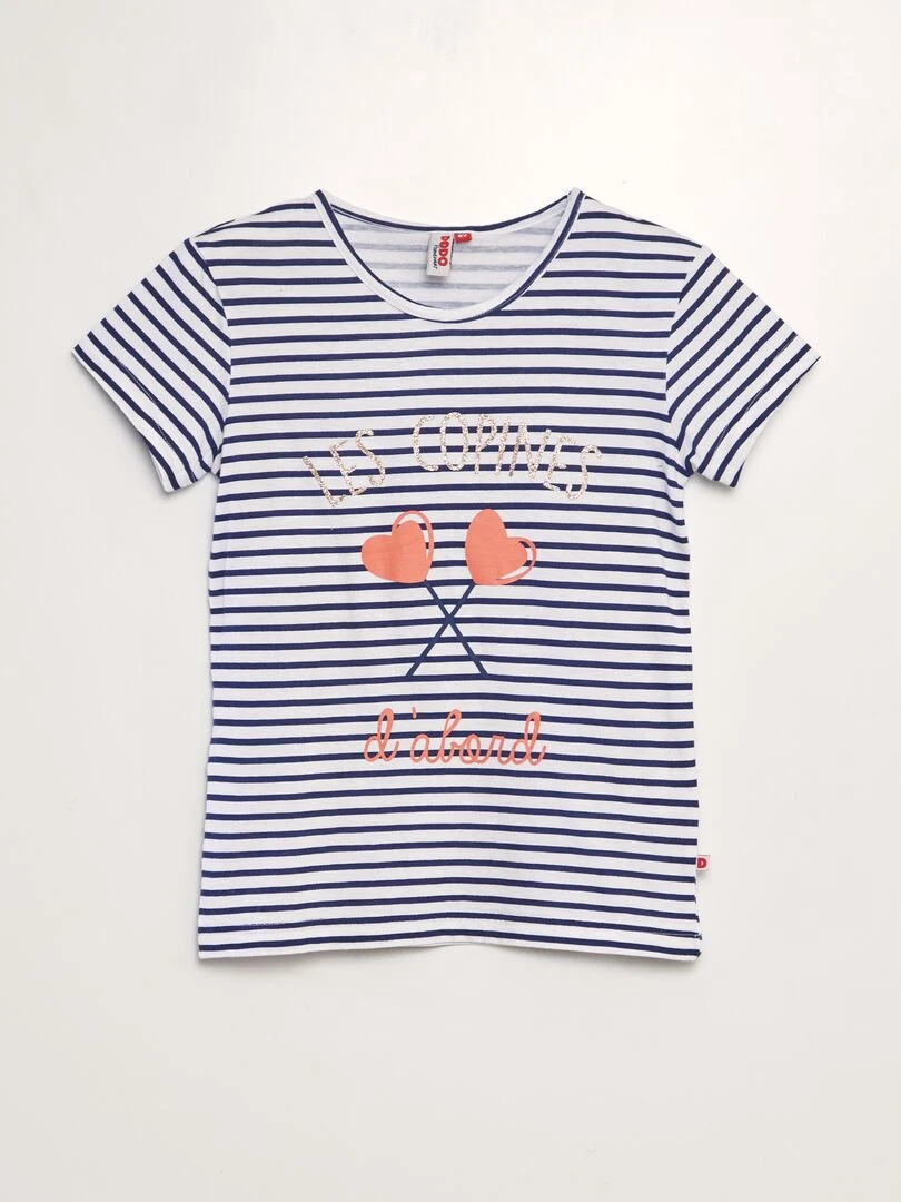 Ensemble de pyjama 'pipelettes'   2 pièces   Rose