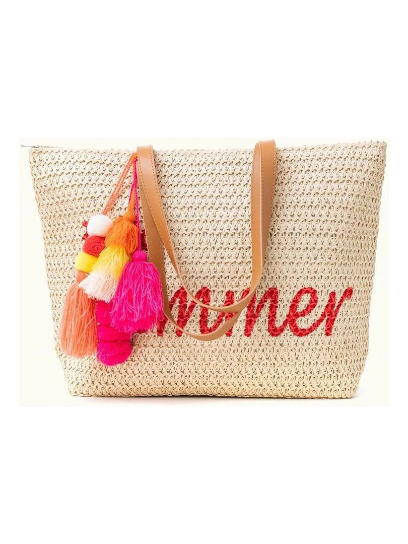 Sac de plage DL AGATHE Beige