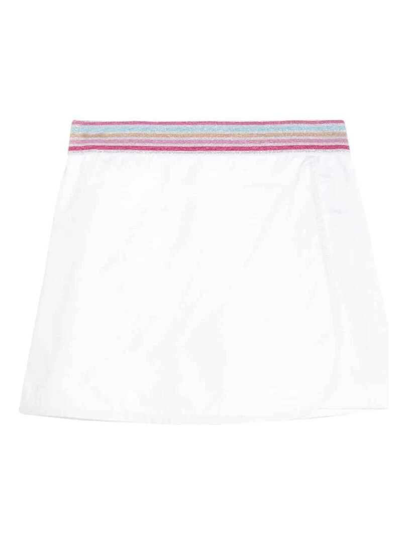 Jupe / Short Blanche Été Fille Deux en Un JADE 'LA FAUTE A VOLTAIRE' Blanc