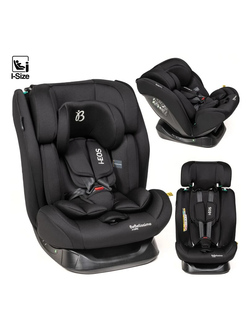 BEBELISSIMO Siège auto I size groupe 0+/1/2/3 (0 36kg) Inclinable 40 150cm i EOS n Noir