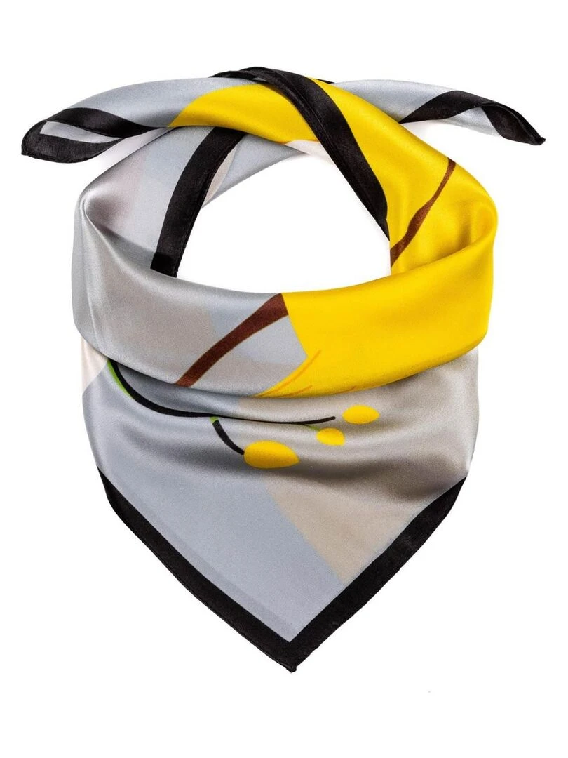 Carré de soie Piccolo Amarelo Jaune