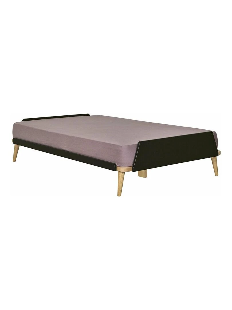 Pack lit avec matelas Karl AKITEN RETAIL Noir Marron
