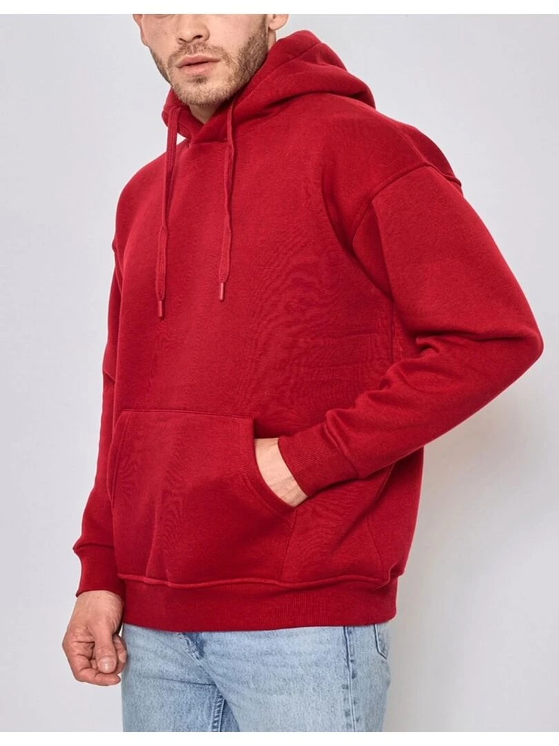 Sweat à capuche Kebello Bordeaux