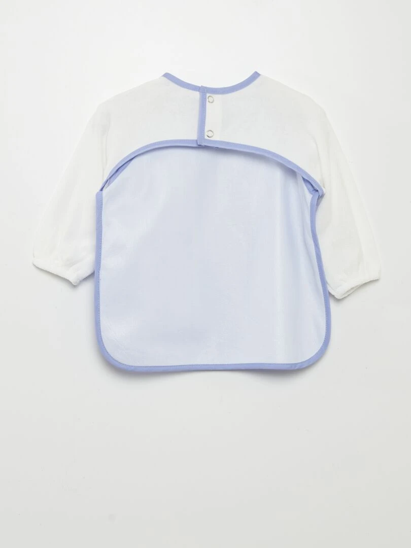 Bavoir tablier éponge   Violet