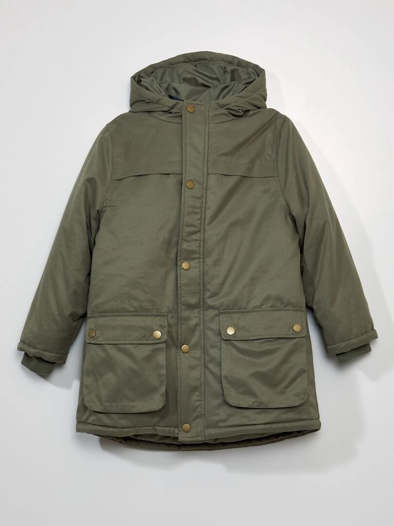 Parka + doudoune 3 en 1 Kaki