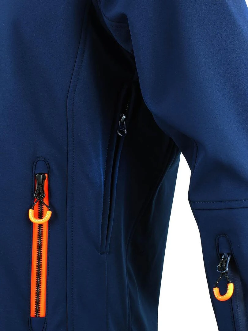 Blouson softshell homme CIMALEO   PEAK MOUNTAIN   Bleu marine