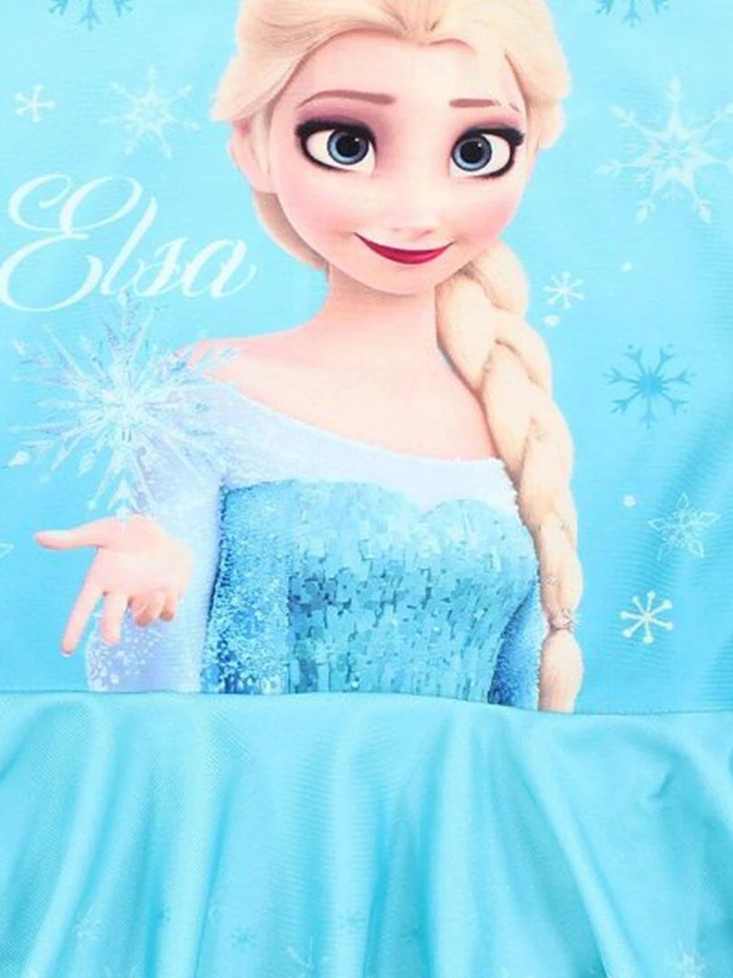 Disney   Maillot De Bain fille imprimé La Reine Des Neiges   Bleu