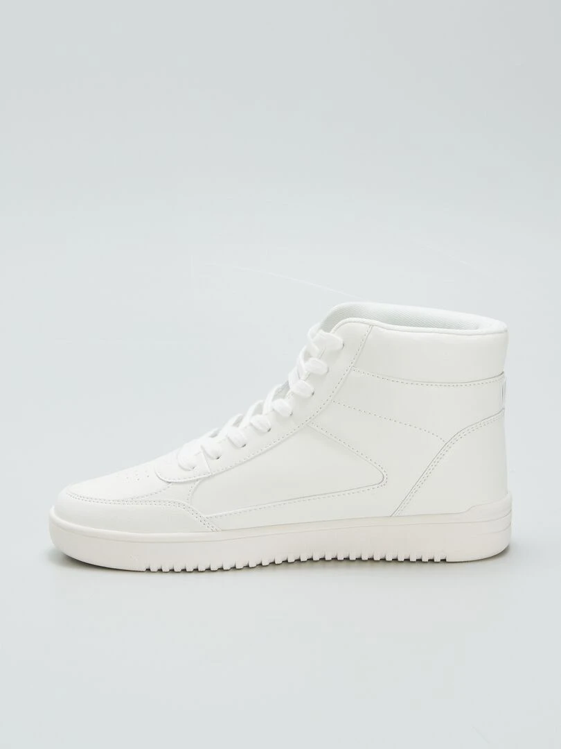 Baskets montantes   blanc