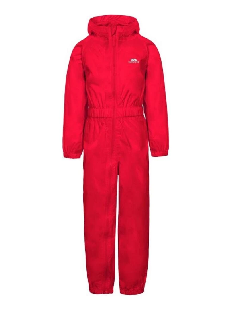 Trespass Combinaison de pluie Rouge
