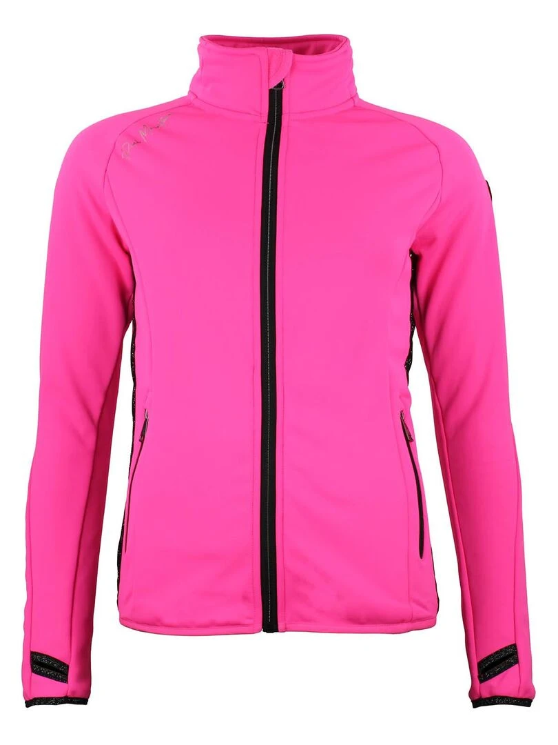 Blouson polarshell femme ACLIMA Rose fushia