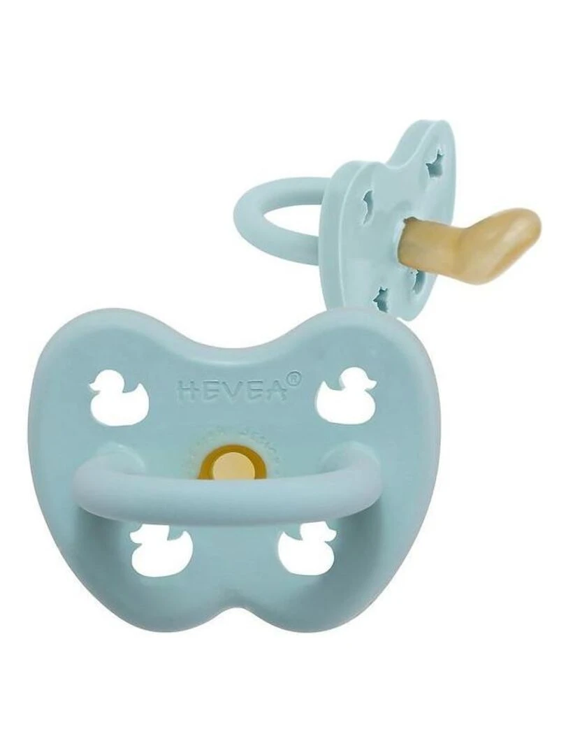 Tétine physiologique caoutchouc naturel / 0+ mois Bleu Hevea Bleu