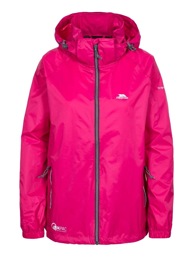 Trespass Coupe vent pliable QIKPAC Rose foncé