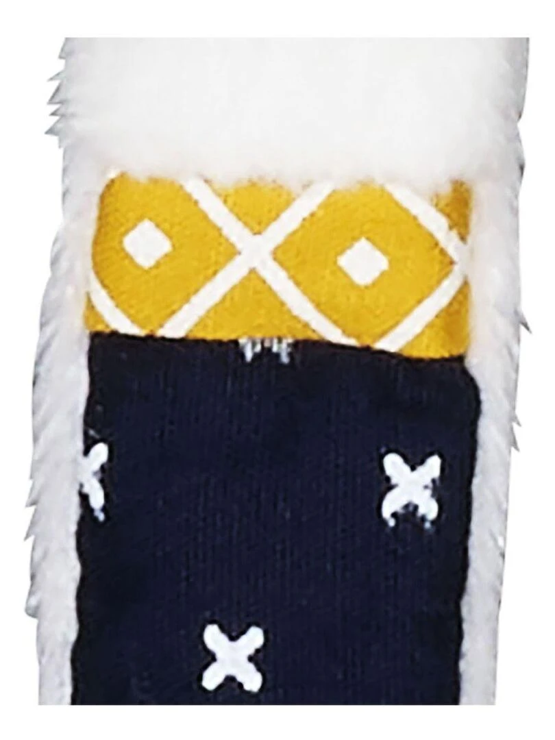 Attache tétine bébé en coton étoile SAUTHON Blanc