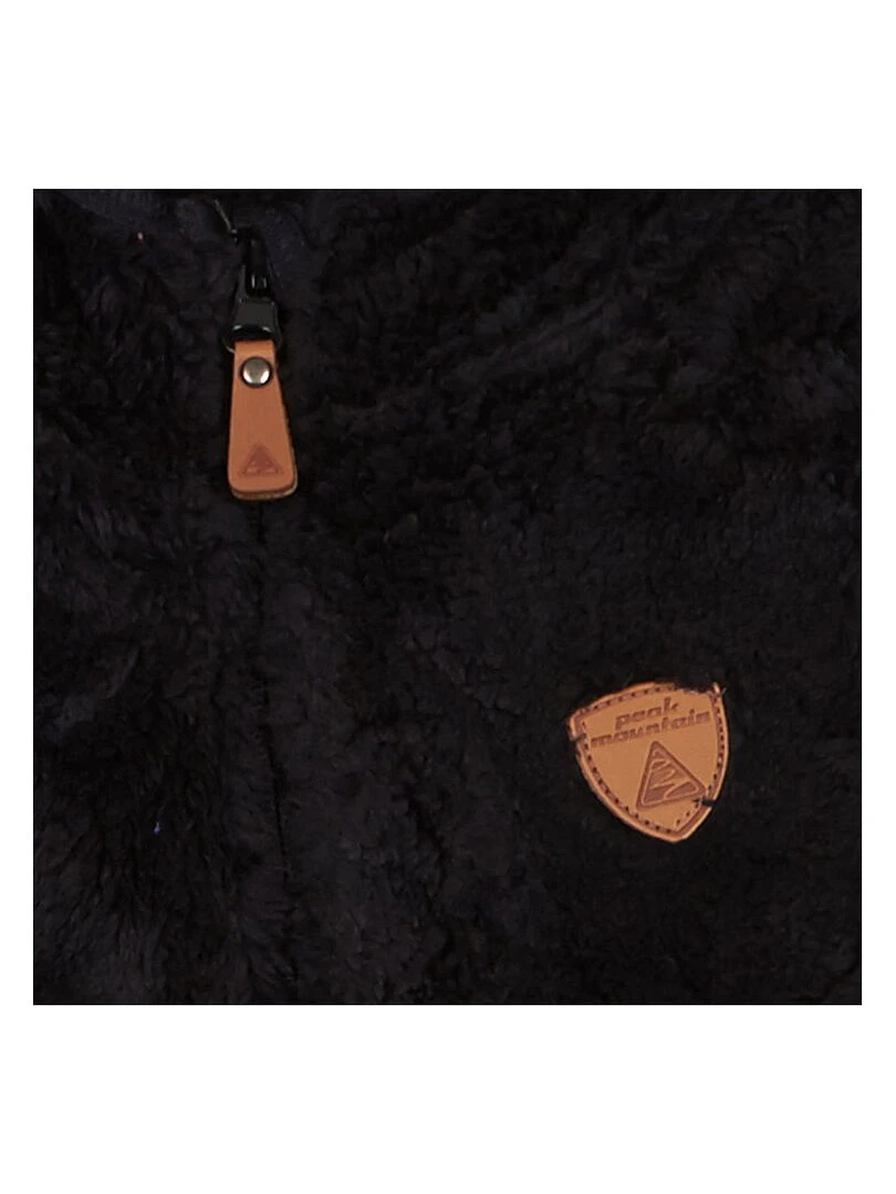 Blouson polaire fille GALANE   PEAK MOUNTAIN   Noir Noir