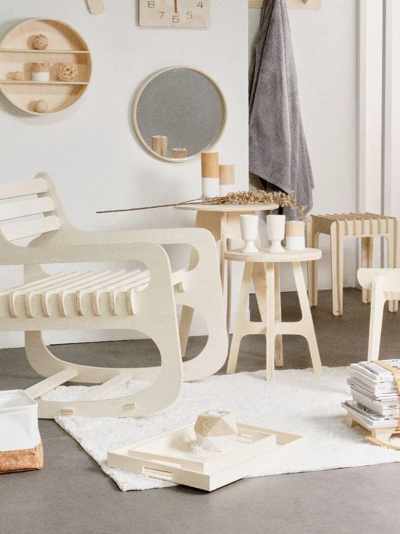 Rocking chair 'SIMPLICITY' 'TODAY'   Beige
