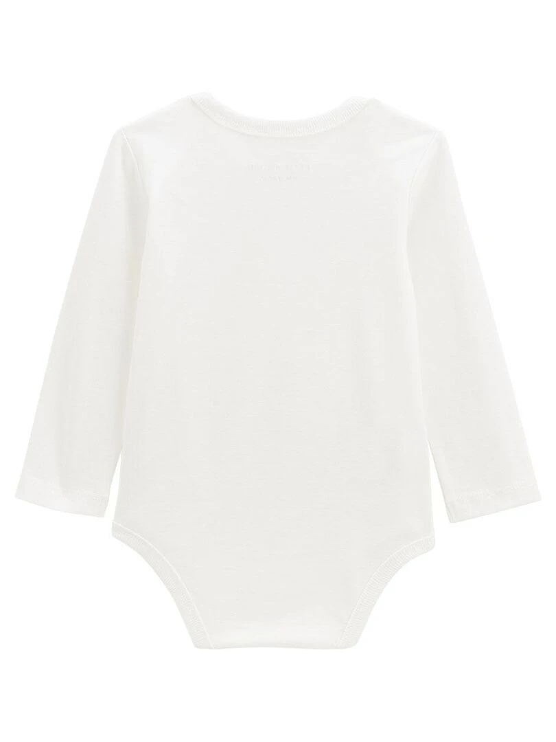 Lot de 3 bodies bébé manches longues   Rose