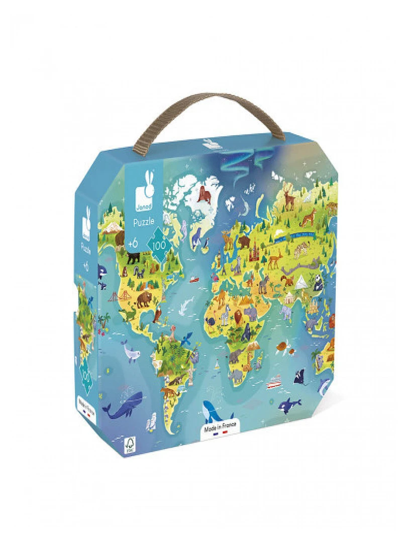 Puzzle Autour Du Monde 100 Pieces N/A