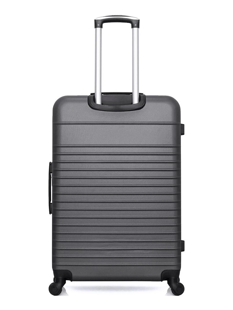 CAMPS UNITED   VALISE GRAND FORMAT ABS CAMBRIDGE 4 ROUES 75 CM   Gris foncé