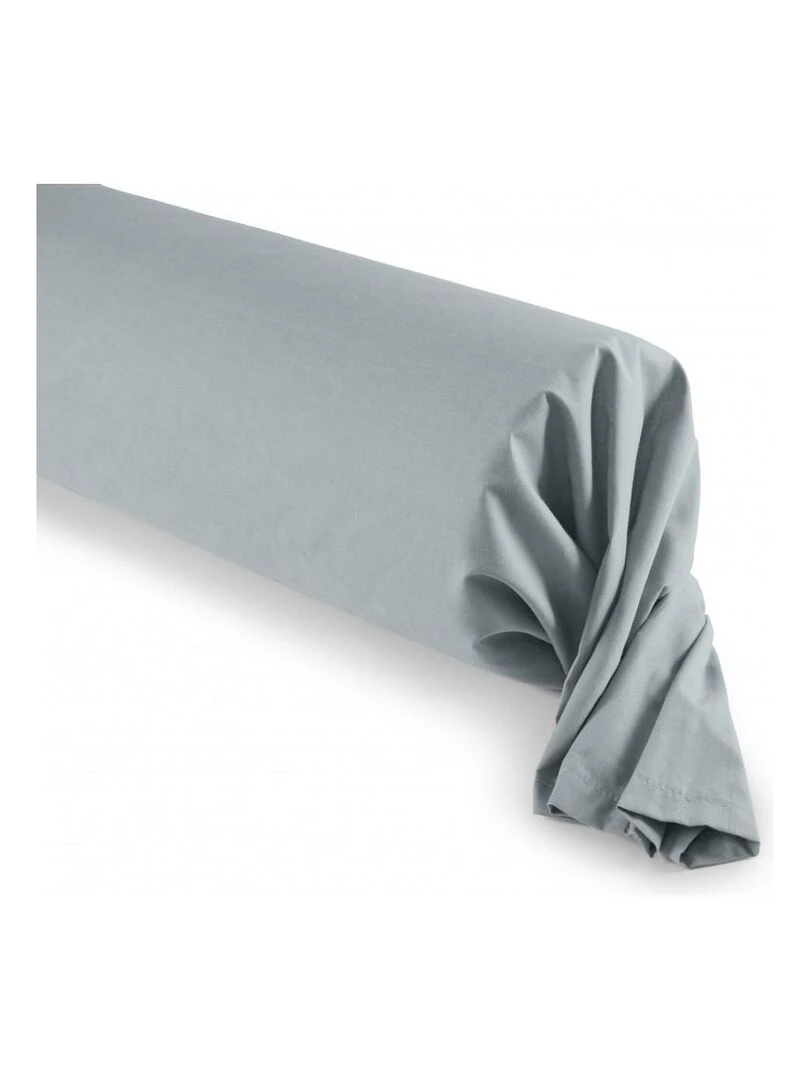 Taie De Traversin Gris Perle 45 X 185 Cm / 100% Coton / 57 Fils/cm² Gris