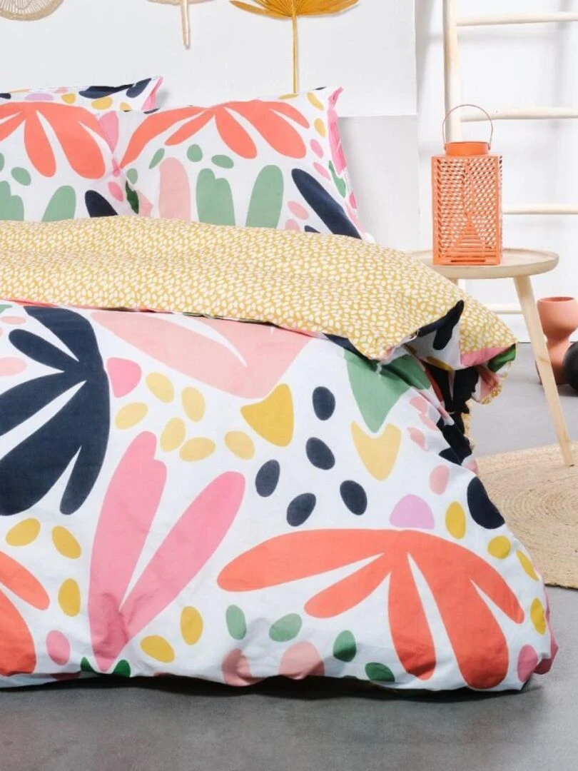 Housse de couette Sunshine 12.31 + taie(s) 100% coton 57 fils Blanc