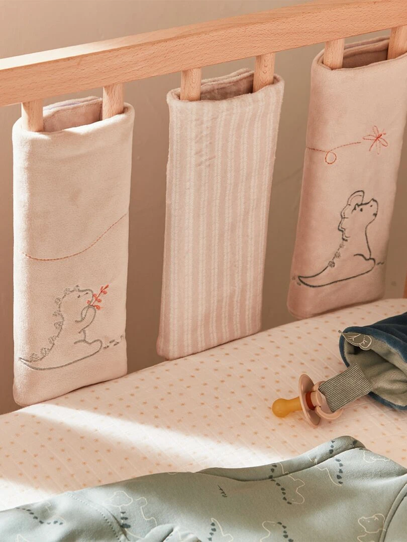 Protège barreaux pour lits et parcs bébé Beige