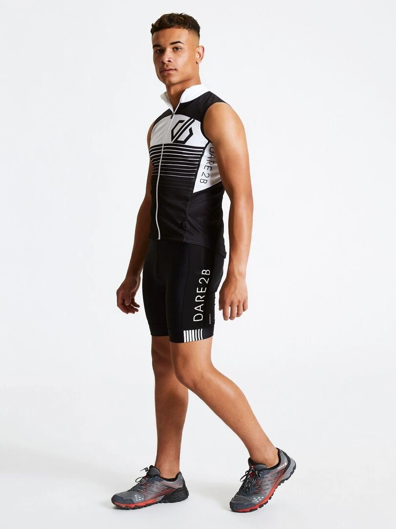 Dare 2B   Short de cyclisme VIRTUOSITY   Noir Blanc