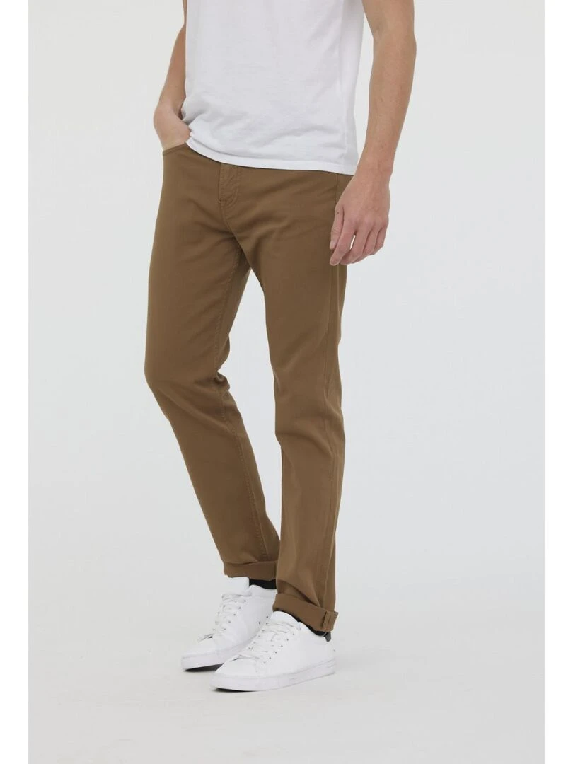 Lee Cooper   Pantalon coton straight LC126ZP 9799   Camel