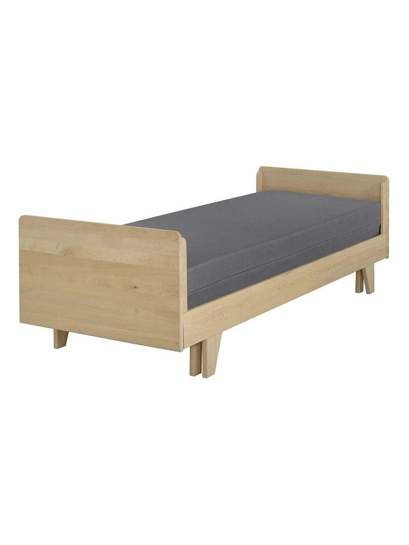 Pack lit extensible avec matelas Nando AKITEN RETAIL Marron