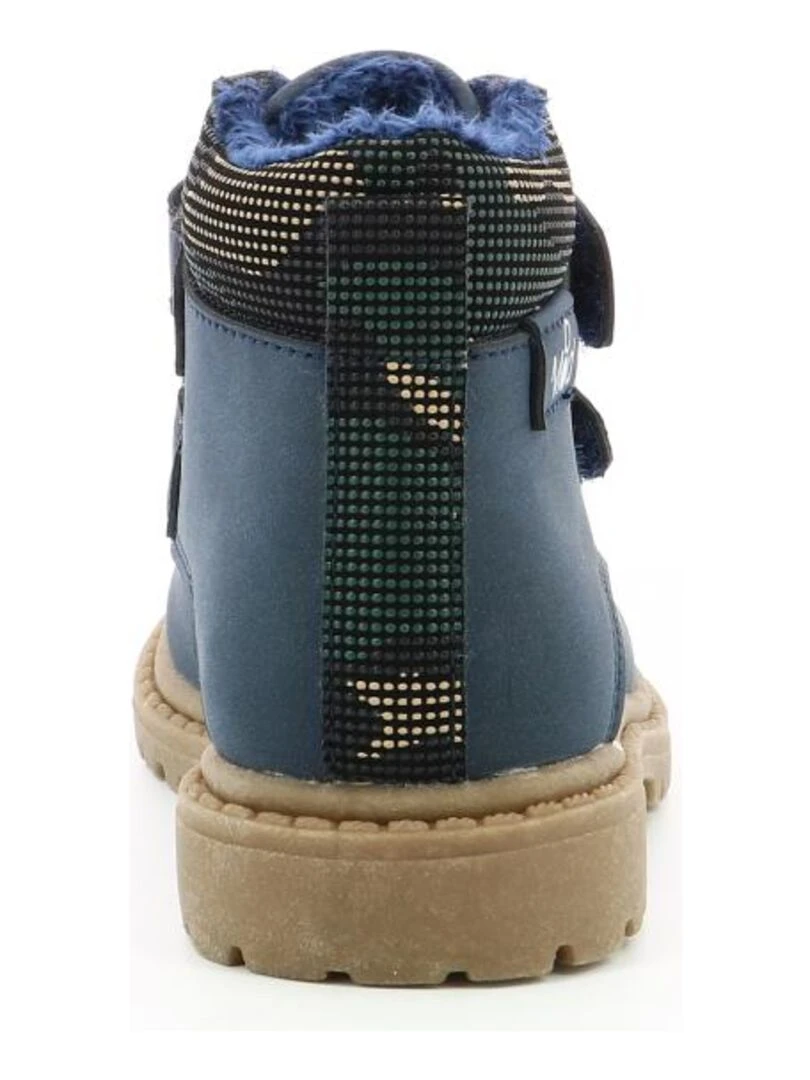 Bottillons Synthetique Tinao   Bleu marine