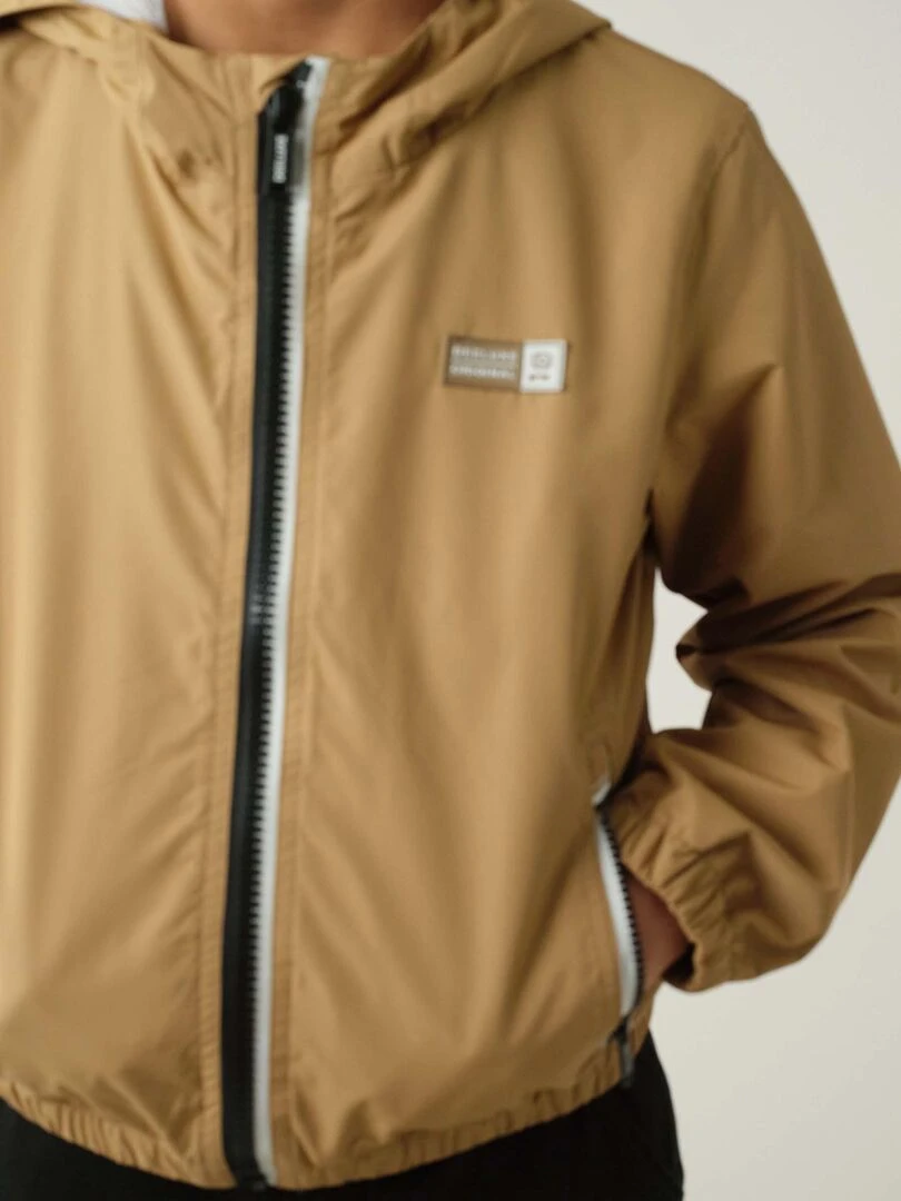 Blouson pour garçon 100 'Deeluxe'   Marron caramel