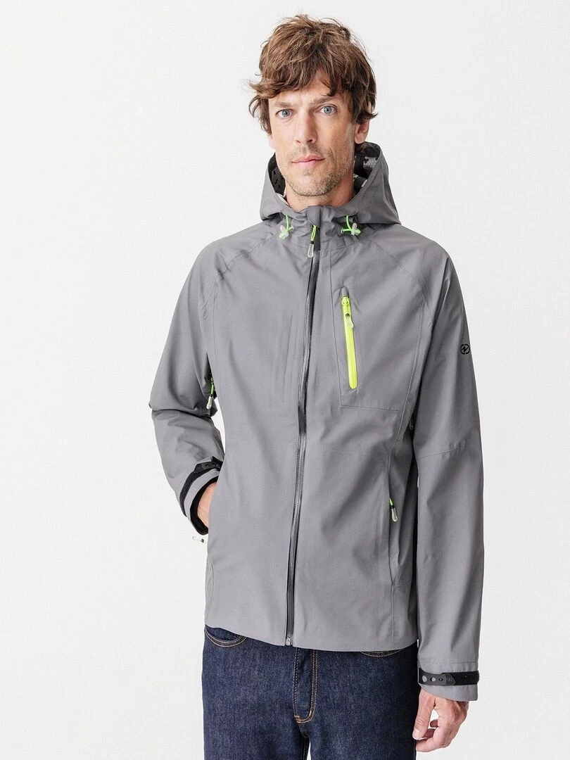 Coupe vent imperméable 10000 homme DamartSport Gris