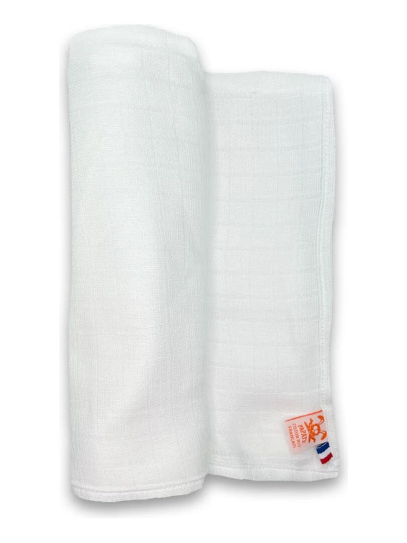 Maxi Lange En Coton Bio Blanc Blanc